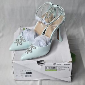 Call It‎ Spring Women's Sparkling Baby Blue Pump Size 7 NIB